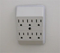 Some strange 6-outlet thing.