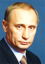 Image of President Vladmir Putin from http://www.russianembassy.org/RUSSIA/President.HTM