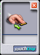 A screenshot of the fingerprint sensor window in Linux.