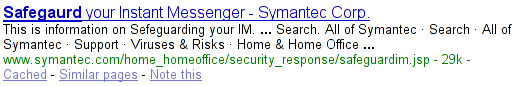 Symantec just cannot spell the word 'safeguard.'