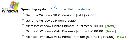 Buy a Lenovo laptop and get Windows Vista for cheaper for Windows XP.