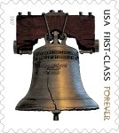 The United States Postal Service's new 'forever stamp.'